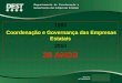 1980 Coordenação e Governança das Empresas Estatais 2010 30 ANOS