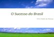 O Sucesso do Brasil M.V. Pratini de Moraes. Diferenciais Solo Água Terra Tecnologia Empreendedorismo