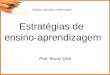 Estratégias de ensino-aprendizagem Prof. Bruno Silva Didática Aplicada a enfermagem