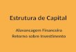 Estrutura de Capital Alavancagem Financeira Retorno sobre Investimento