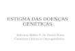 ESTIGMA DAS DOENÇAS GENÉTICAS Antonio Abilio P. de Santa Rosa Genética Clínica e Oncogenética