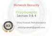 Network Security and Cryptography Lecture 3&4