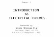 Introduction to Industrial Drives