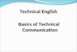 Basics of Technical Communication