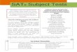 SAT Subject Test Resource Guide