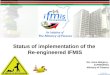 Status of implementation of the  Re-engineered IFMIS - Ministry of Finance - Anne Waiguru