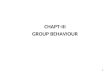 OB Ch-3 Group Behaviour [PPT Ready] (1+20 Slides)
