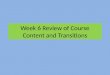 Transitions and Revisions