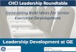 Leadership Development at GE