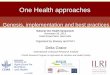 One Health approaches: Genesis, implementation and best practices