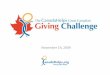 The Canada Helps Great Canadian Giving Challenge