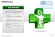 Medical symbols person sick injection doctor powerpoint ppt slides