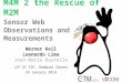 M2M, Sensor Web, Observations and Measurements