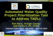 Automated Water Quality Project Prioritization Tool to Address TMDLs
