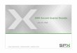 SPX Corporation 2nd Quarter 2008 Results