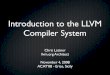 Introduction to LLVM