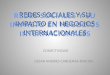Redes sociales y su impacto en negocios internacionales