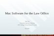 Mac for the Law Office