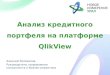 Аналитика кредитного профиля на платформе Qlik view.А. Колоколов