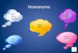 Homonyms Slidecast