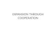Expansion through cooperation 2013
