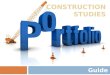 Construction Studies Portfolio Guide