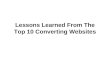 Lessons Learned From The Top 10 Converting Websites