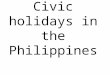 Civic holidays