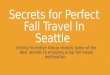Infinity Incentive Group Reveals Fall Travel Secrets for Seattle