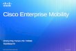 Cisco Enterprise Mobility