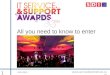 Creating an Award-Winning Entry - IT Service & Support Awards 2014