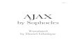 The Ajax of Sophocles: Full Translation & Production Script
