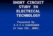 Short Circuit Ppt Slides