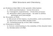 DNA Structure and Chemistry