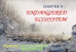 Biology  Chapter 9 - Endangered Ecosystem