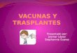 Vacunas y Trasplantes