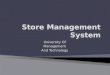 Store Management  System (MS Access)