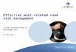 Effective work related road risk management