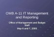 OMB A11 IT Management