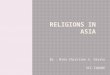 religions in asia