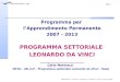 Slide 1 Agenzia Nazionale - Italia INFO DAY LLP - Comenius, Grundtving e Leonardo - Firenze, 13 marzo 2007 Programma per lApprendimento Permanente 2007