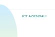 ICT AZIENDALI. ICT aziendali Nel mondo delle aziende le IT prima e le ICT (Information & Communication Technologies) poi, inizialmente utilizzate per