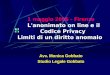 Avv. Monica Gobbato Studio Legale Gobbato 1maggio 2006 - Firenze L'anonimato on line e il Codice Privacy Limiti di un diritto anomalo