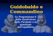 Guidobaldo e Commandino La Proposizione 6 della Quadratura della Parabola e la questione dellequilibrio