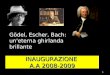 1 INAUGURAZIONE A.A 2008-2009 Gödel, Escher, Bach: un'eterna ghirlanda brillante