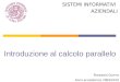 Introduzione al calcolo parallelo SISTEMI INFORMATIVI AZIENDALI Pierpaolo Guerra Anno accademico 2009/2010