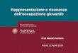 Rappresentazione e risonanze delloccupazione giovanile Prof. Renato Fontana Roma, 12 Aprile 2010