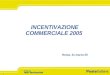 -1 - -Versione 1.5 – 26.03.04 1 INCENTIVAZIONE COMMERCIALE 2005 Roma, 31 marzo 05