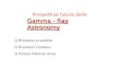 Prospettive future della Gamma - Ray Astronomy 1) Rivelatori su satellite 2) Rivelatori Cerenkov 3) Particle Detector Array