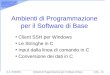 A.A. 2010/2011Ambienti di Programmazione per il Software di Base1 (Es. – 6) Ambienti di Programmazione per il Software di Base Client SSH per Windows